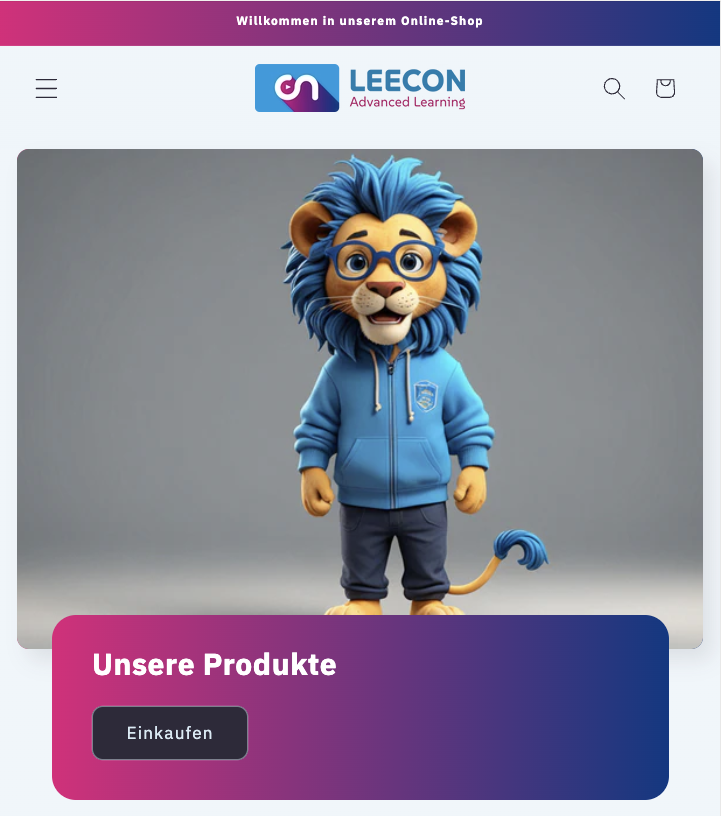 A-Leecon Shop: KI-gestützter Online-Shop in einer Woche