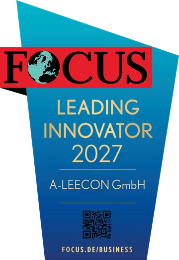 FOCUS Siegel Leading Innovator 2027 – A-LEECON GmbH